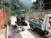 安全柵補修工事